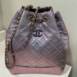 Chanel iridescent Gabrielle small backpack